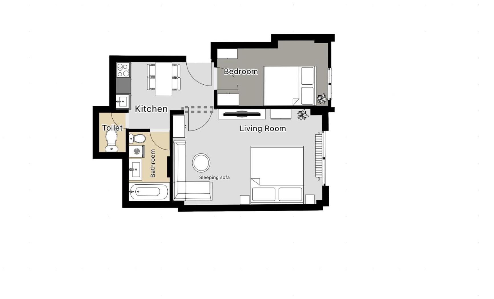 2Br 1,5Bath Chic City Suite Near Wenceslas Square Prague Luaran gambar