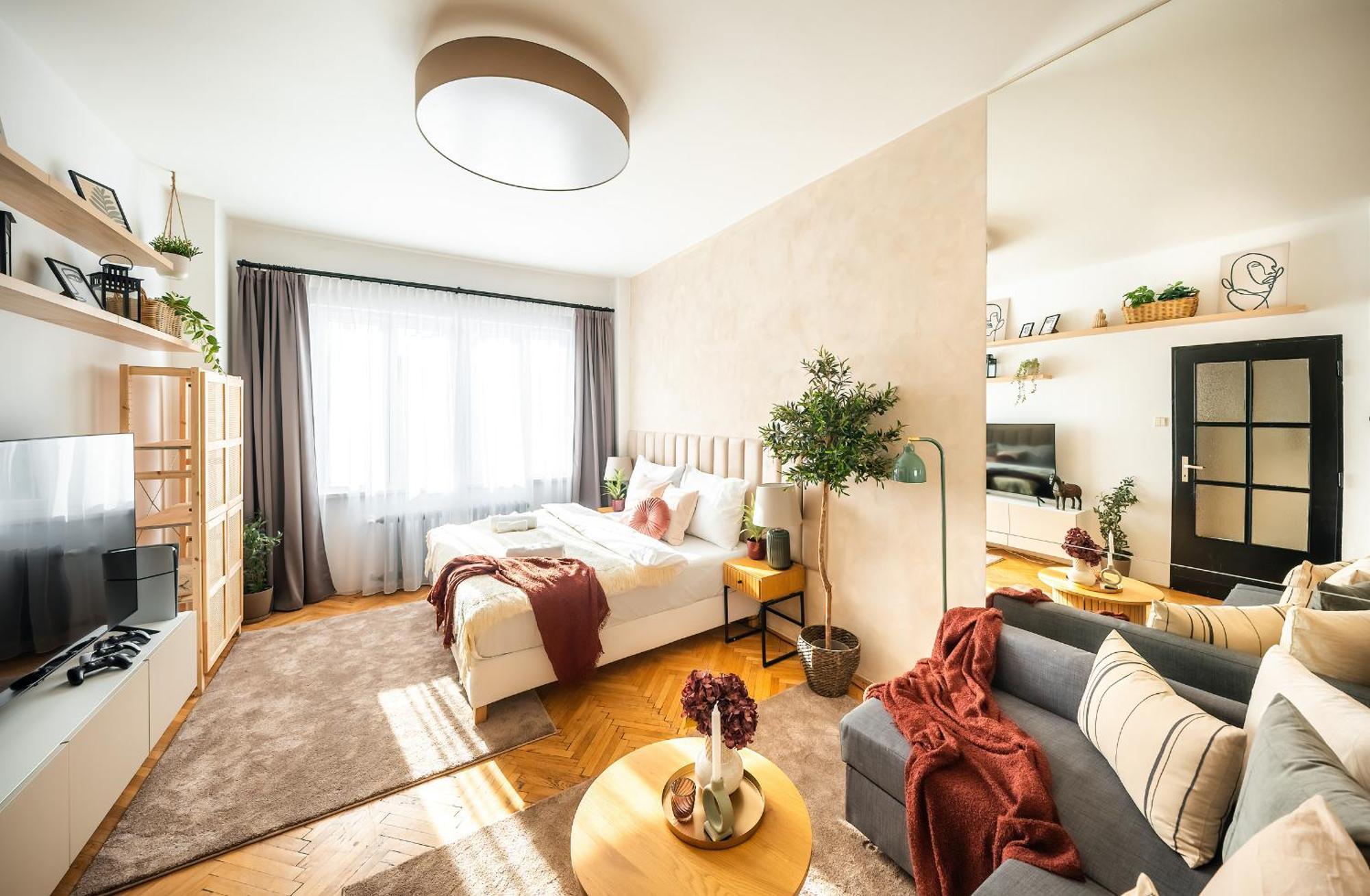2Br 1,5Bath Chic City Suite Near Wenceslas Square Prague Luaran gambar