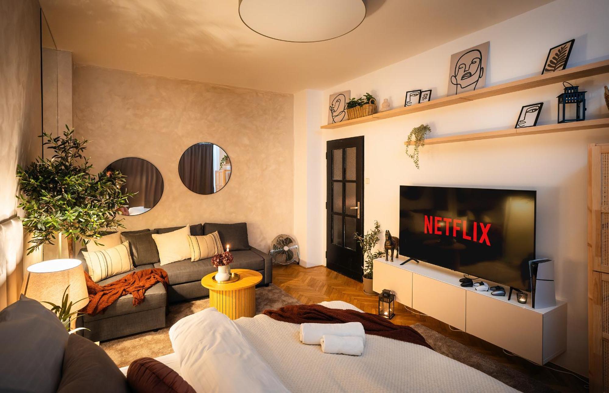 2Br 1,5Bath Chic City Suite Near Wenceslas Square Prague Luaran gambar